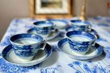 Load image into Gallery viewer, Blue Canton Teacup & Saucer Sets - Freckles & Feelings