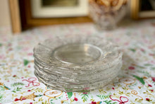 Load image into Gallery viewer, Etched Glass Salad/Dessert Plates - Freckles & Feelings