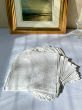 Load image into Gallery viewer, Rice Linen Napkins with Floral Embroidery - Freckles & Feelings
