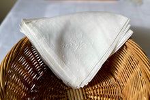 Load image into Gallery viewer, Rice Linen Napkins with Floral Embroidery - Freckles &amp; Feelings
