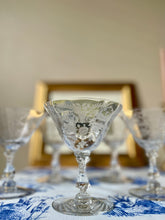 Load image into Gallery viewer, Acid Etched Crystal Cocktail Glasses - Freckles &amp; Feelings
